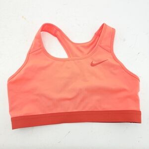 Nike Coral Racerback Sports Bra with Contrasting Band